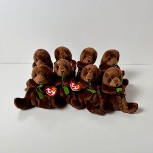 Ty Seaweed the Otter Beanie Baby – Lot of 8 – 1996 – Vintage Collectibles